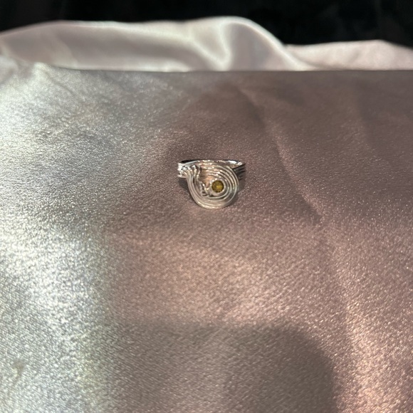 NWT Sterling Chocolate Diamond Ring Size 6 - Picture 7 of 7